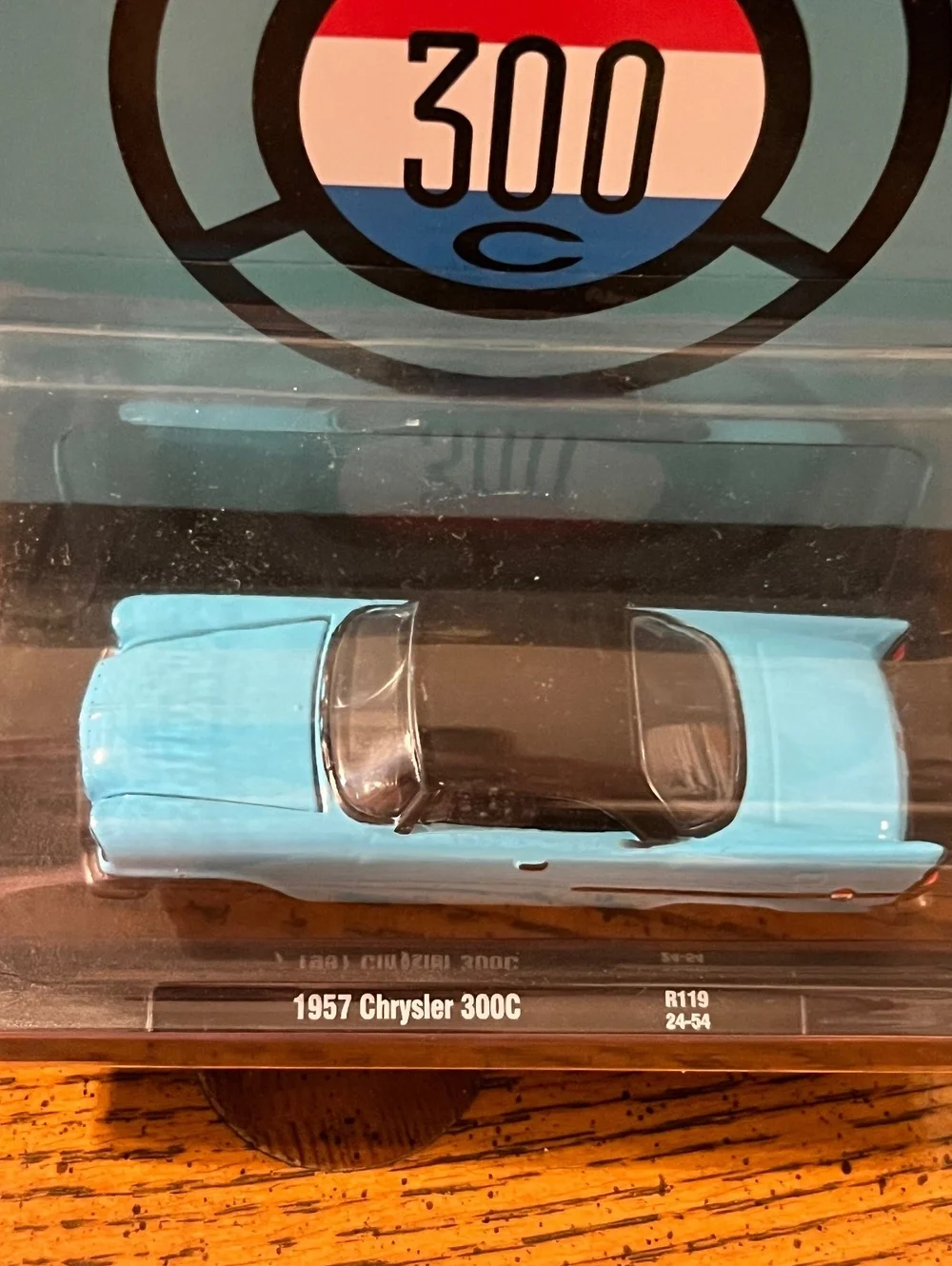 Mighty 1957 Chrysler 300C Diecast Model Car - Retro Cool!